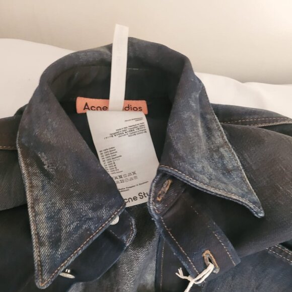 Acne Studios – Unisex denim shirt model Size XXS/S, classic denim - Picture 3 of 7